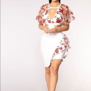 Love blooms here bandage dress